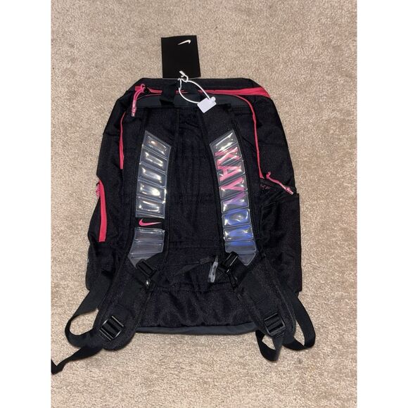 Nike Elite Pro Basketball Backpack Kay Yow. Cancer Black/Pink - Picture 2 of 2